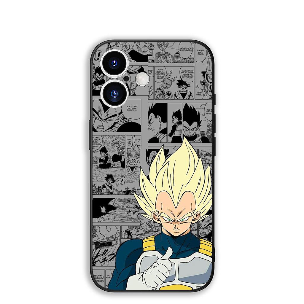 

Cover for Apple iPhone 17 16 Plus 13 12 Pro Max Mini X XR Xs ProMax 16E 15+ 17+ Air Phone Case Dragons Gokus Balls Z Vegeta iPhone XR