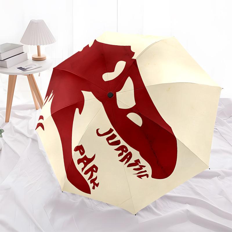 1pc Dinosaur Jurassic Windproof Automatic Umbrella, Lightweight for Women/Men, Perfect Christmas Gift A0811272