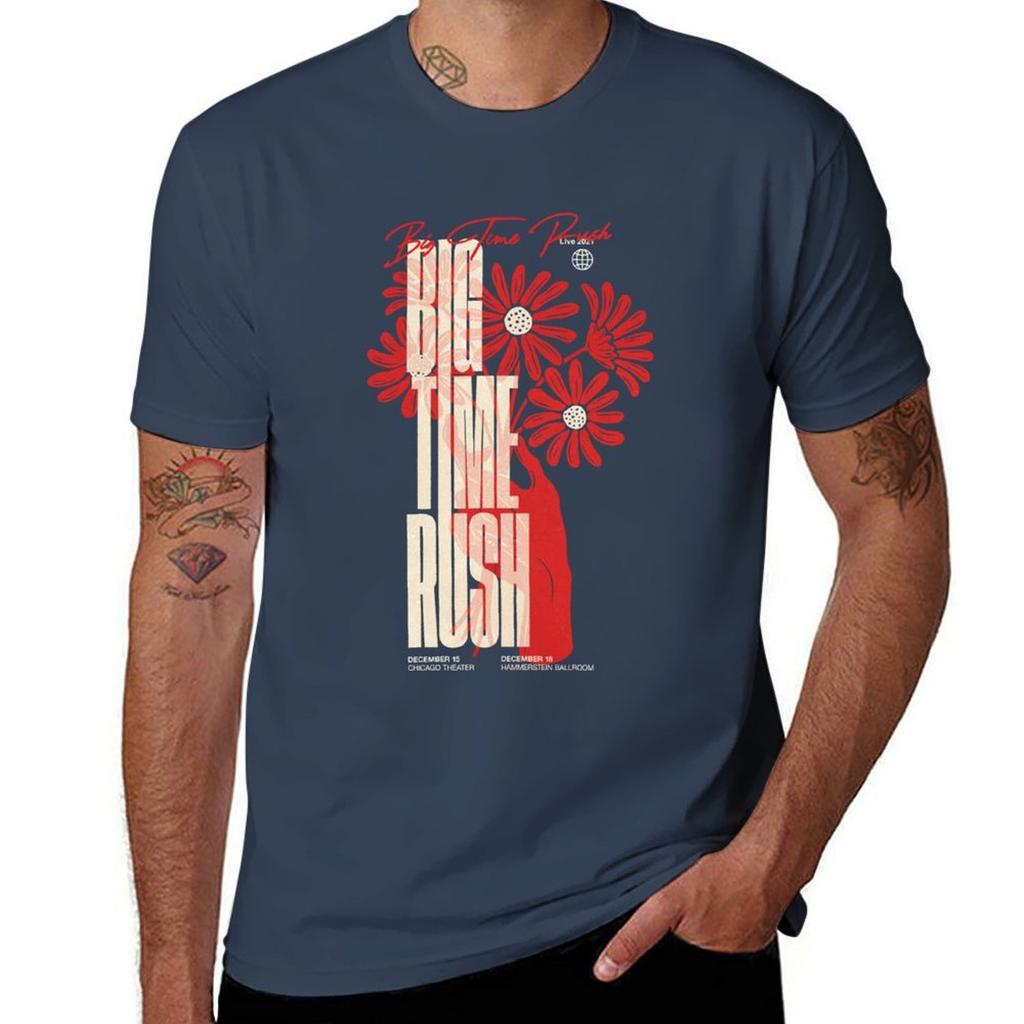 Big Time Rush Merch Tshirt Basic Casual Short Sleeve Cotton Shirt
