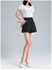 Women's Casual A-Line White Shorts: Slim, Versatile, High-Waist, Wide-Leg - 2024 Summer Fashion