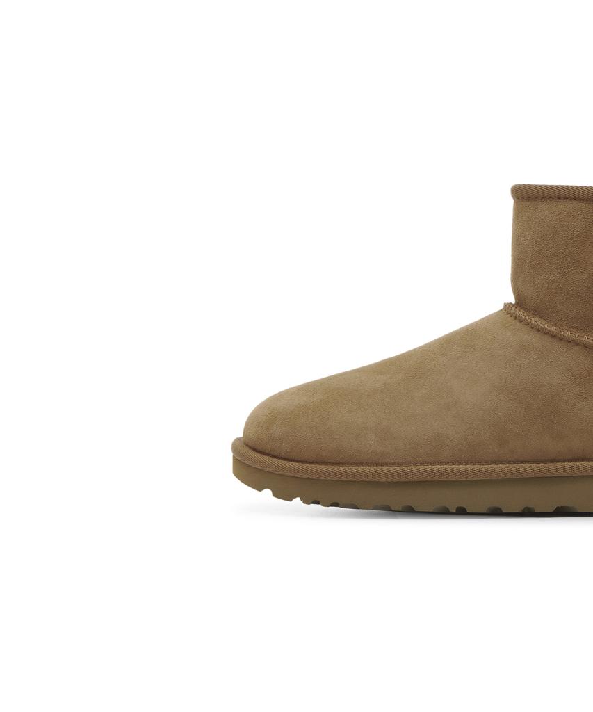 Ugg Ugg Overlock Stitch Mini Boots (Classic Mini Ii) W - Chestnut / 1016222Che