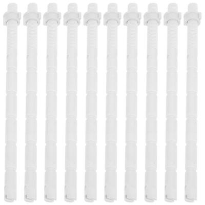 10pcs Toilet Button Screw Dual Push Buttons Rod Bathroom Toilet Flush Button Rod