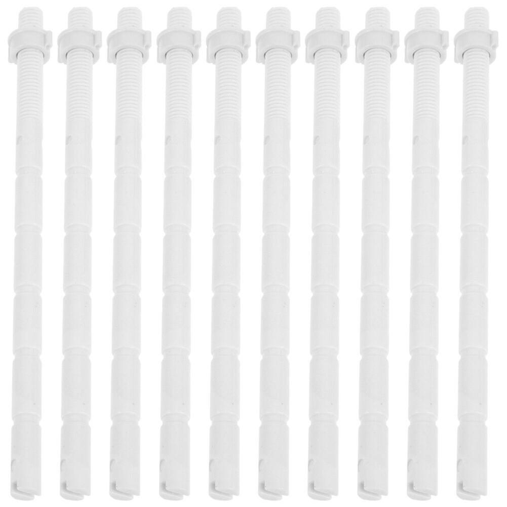 10pcs Toilet Button Screw Dual Push Buttons Rod Bathroom Toilet Flush Button Rod