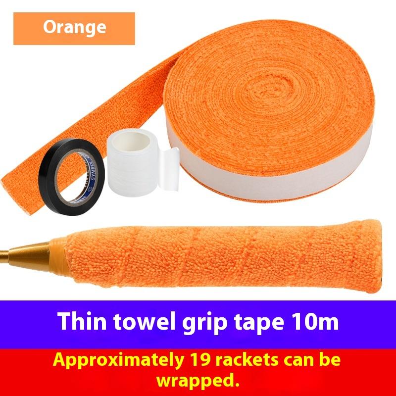 1Set 5m/10m Towel Glue Grip Badminton Tennis Racket Overgrips Tape Racket Grip Grip Non-slip Tape Band Sweat Badminton