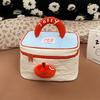 Dopamine Color Cute Cabin Makeup Bag Kawaii Toiletry Bag Portable Handheld Cosmetic Case  Travel