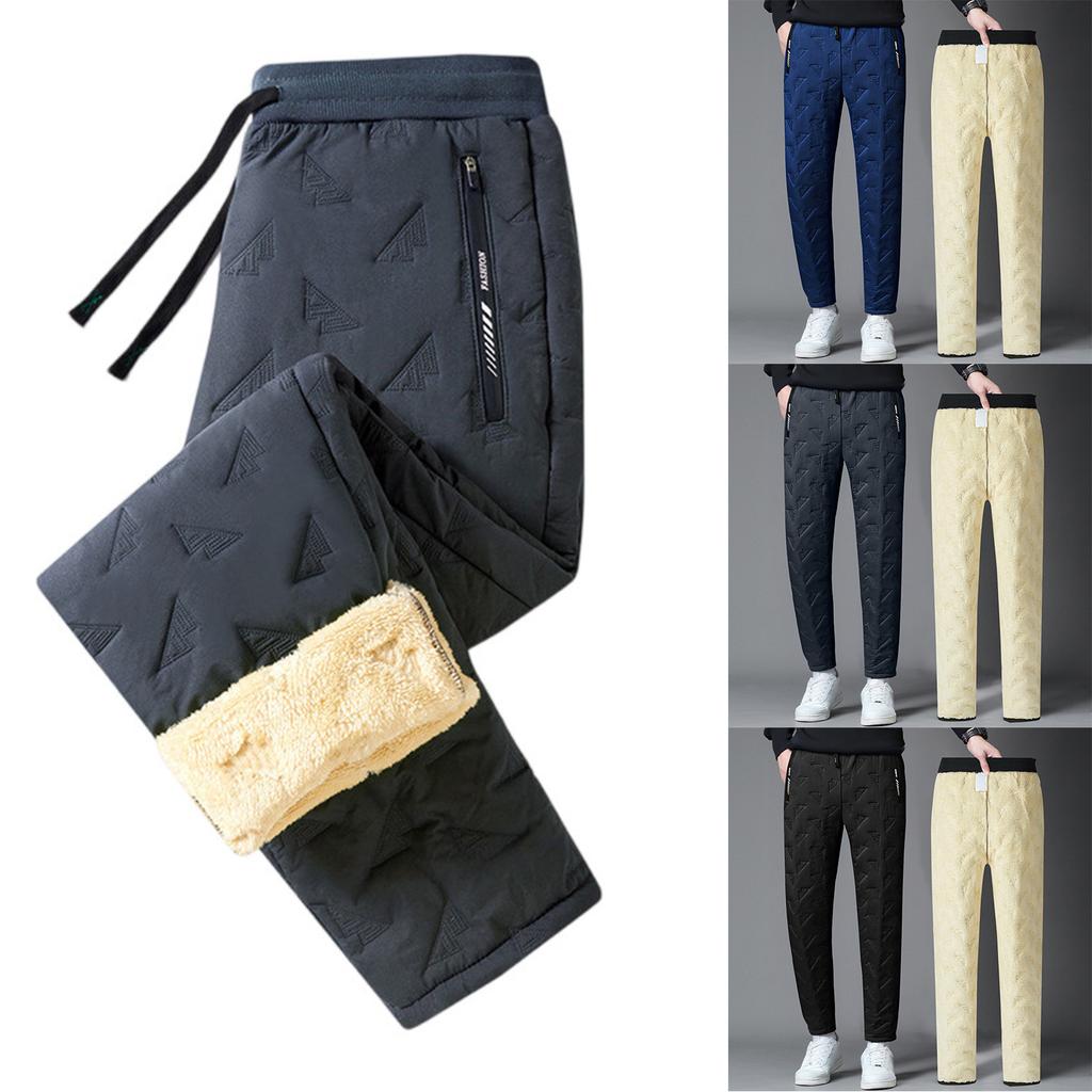 Men's Fleece Casual Drawstring Straight Sweatpants