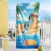 Halloween Trick Treat Customized Name Beach Towel Quick-Dry Soft Microfiber
