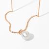 MAYBETOI 14K Hergé Natural Gray Akoya Pearl Pendant Necklace