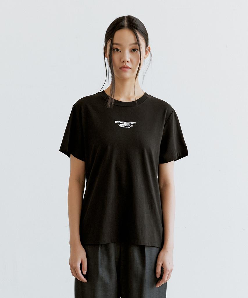 WEREVE Slogan Logo T-Shirt_Black