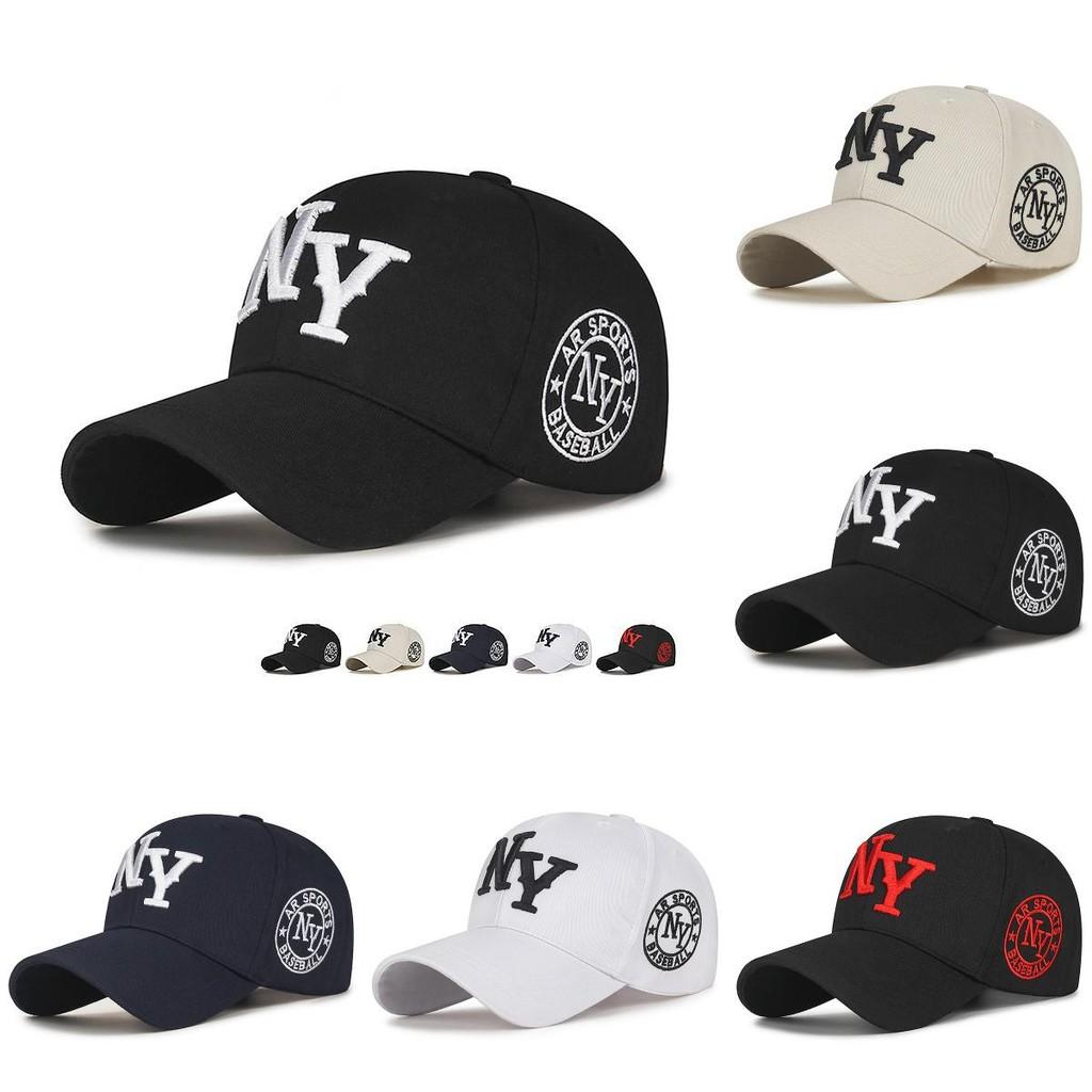 Ny Baseball Embroidered Cap Men Women Unisex Outdoor Cap Minimalist Hip Hop