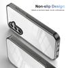 KEYSION Transparente Handyhülle für Samsung A55 5G A35 A25 TPU+PC Rutschfest HD Klar Stoßfest Handyhülle für Galaxy A15 A05S