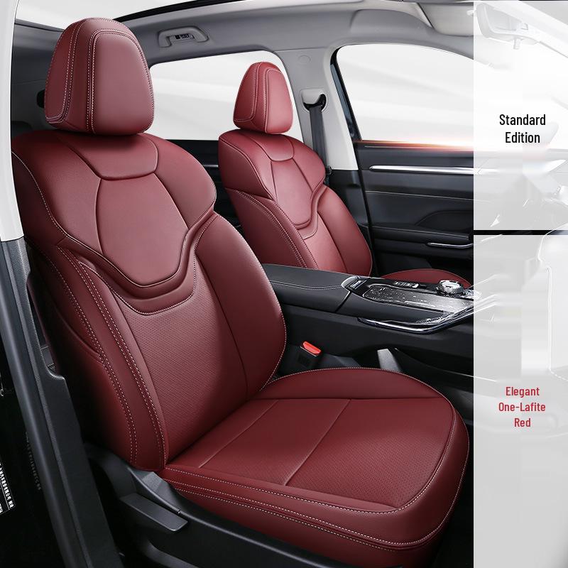Harvard Fuda Dog Raptor Genuine Leather Car Seat Cover, Full Wrap, All-Season.