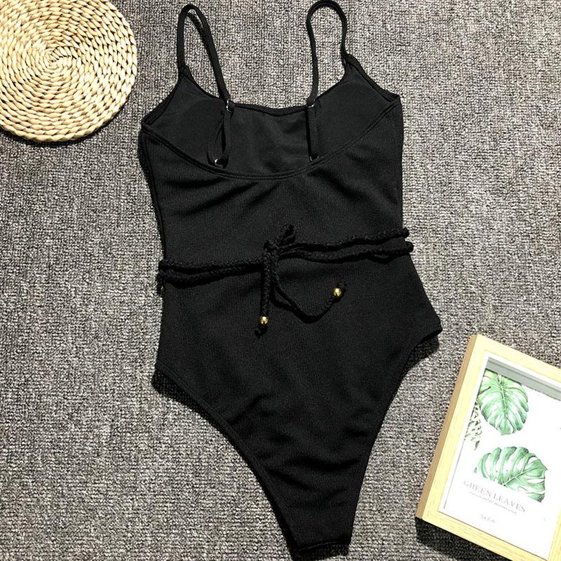 Wysokiej Talii Kostium Kąpielowy Damski Jednoczęściowy Damski Strój Kąpielowy Body Kostium Pływacki Trikini Dopasowany Rozmiar Stroje Kąpielowe Damskie Monokini