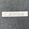 Emblemat z literami 3D ABS E220d GLC220d C220d C250d GLE350d 4Matic do bagażnika samochodu Mercedes Benz W205 Naklejka z logo FS9