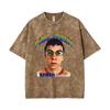 Camiseta Gráfica Vintage Lavada Con Diseño De Superded Mclovin Para Hombre Y Mujer, Camiseta Casual Divertida Con Humor, 3475