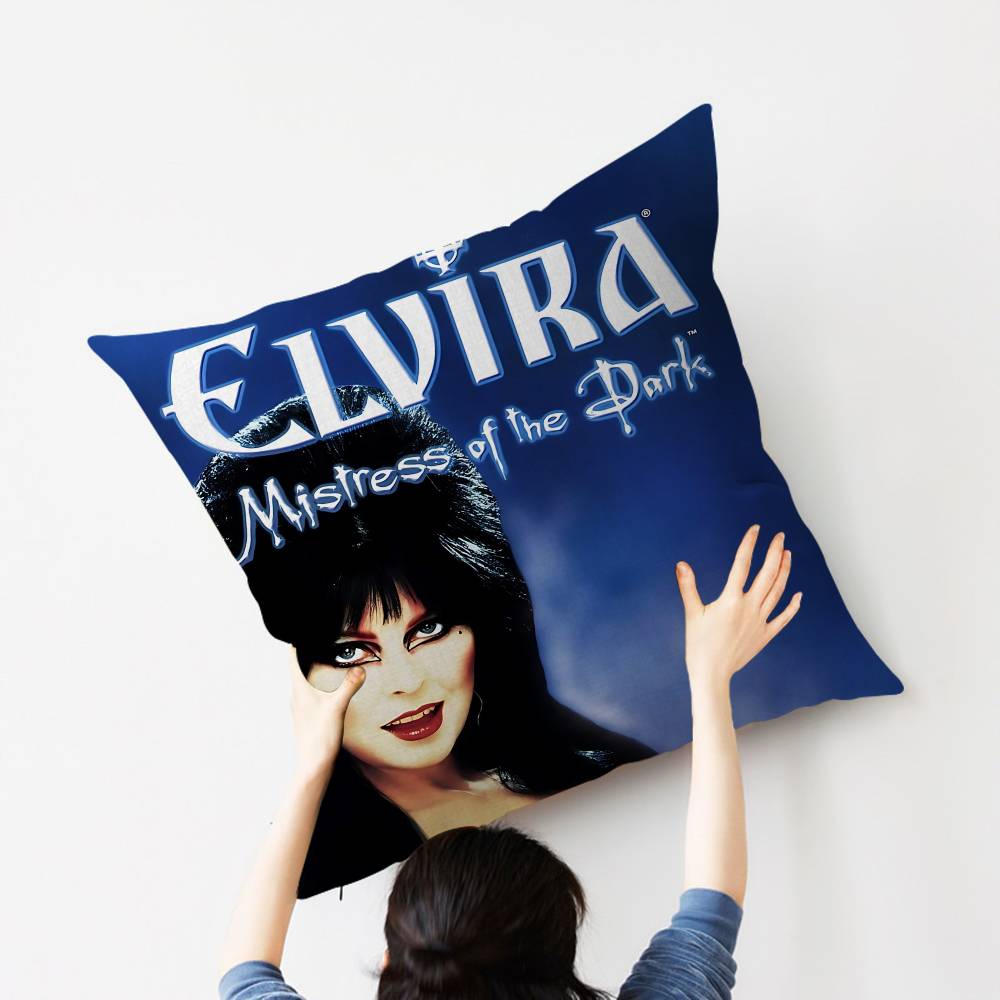 EElvira MMistress DDark Pillow Cushion Cover Pillowcase Living Room Sofa Home Decor Customized