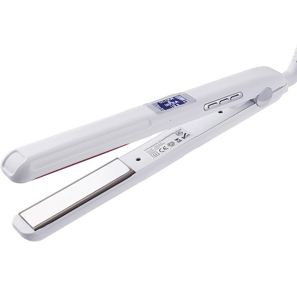 RUCHA Ultrasonic Infrared Hair Straightener Cold Hair Care Flat Iron for Professional Hair Treament Recovers Damaged Styler