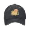 Capybara with Daisy Flowers Sun Baseball Cap  Yk Cute UnisexTeens Washed Hats Breathable Custom DIY Baseball Caps Gift Id