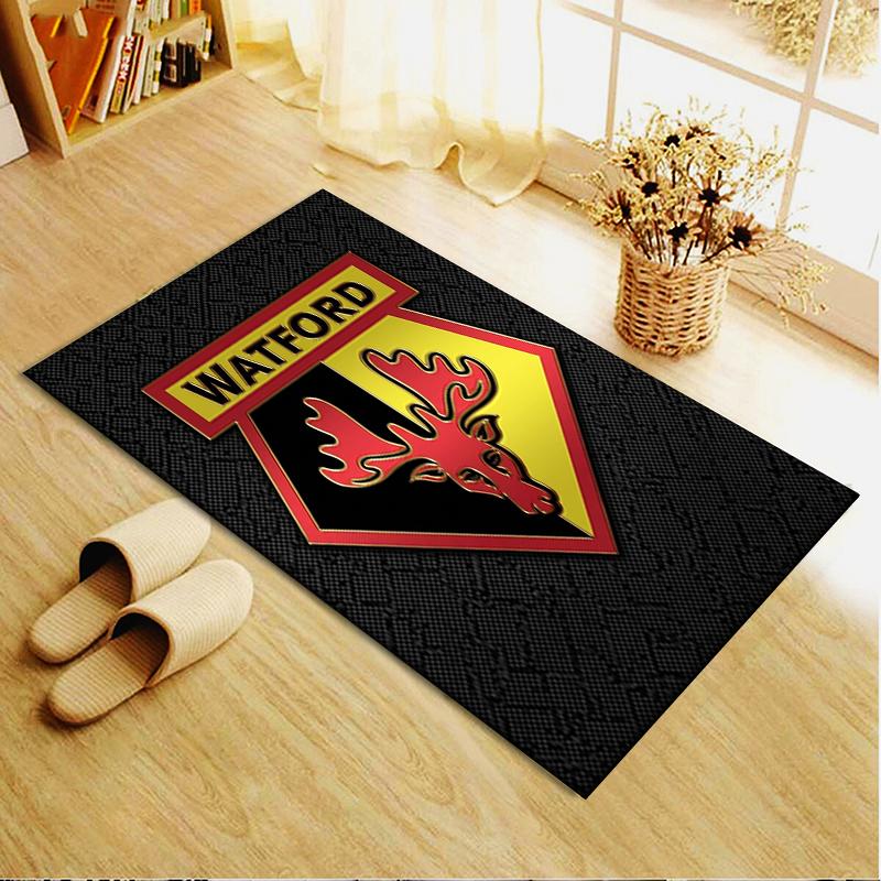 Watford FC Carpet Rug for Living Room Bedroom Home Sofa Decoration,Kids play Non-slip Floor Mat