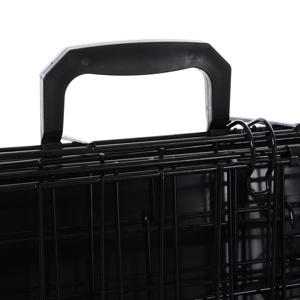Trapeze Collapsible Dog Pet Travel Box Cage Removable Tray 93 X 58 X 65cm