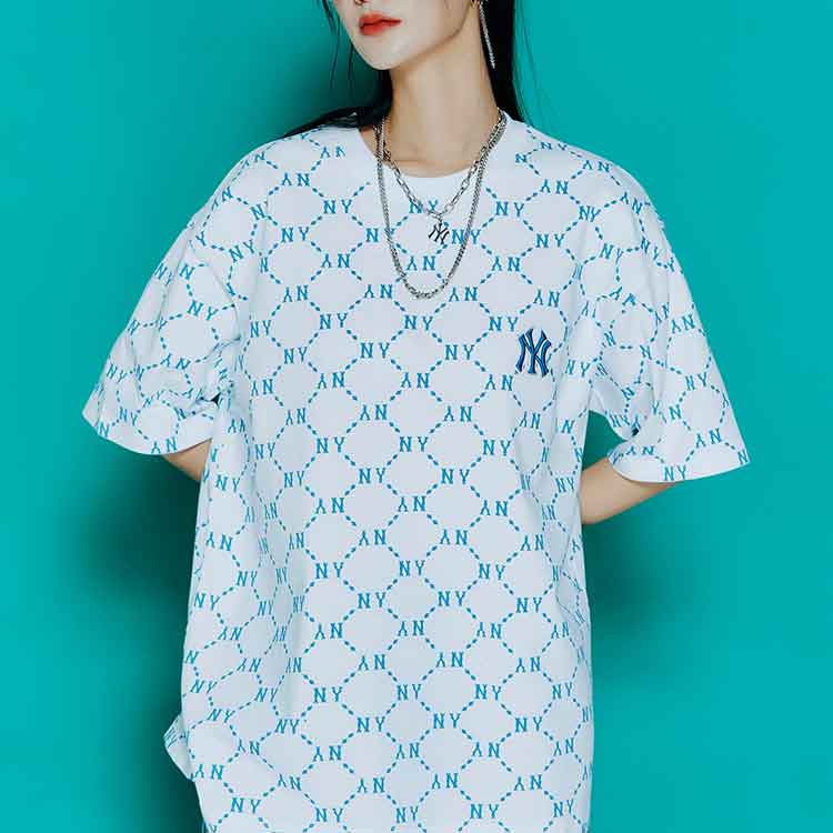 New MLB T Shirts Unisex White 3ATSM4023-50WHS