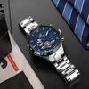Forsining Automatic Mechanical Men Wristwatch Hollow Sport Male Luxury Tourbillon Watch Independent Seconds Dial Wristwatch