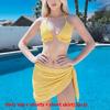Classic Nylon Bikini Set For Women With Pure Color Design For Swimming And Water Sports