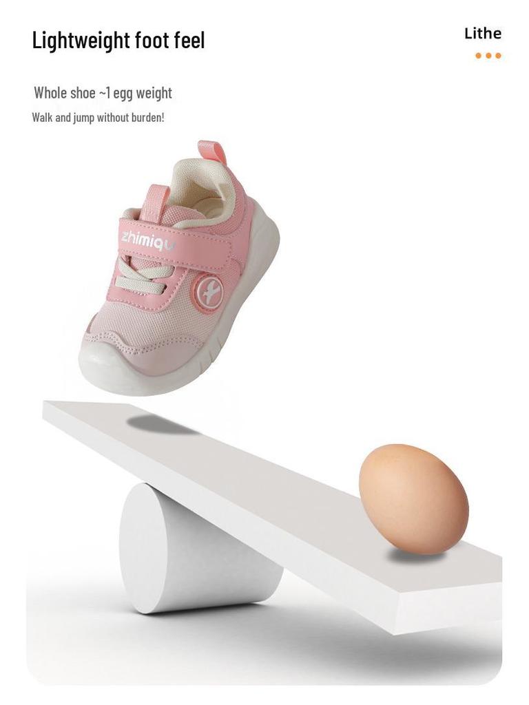 Soft Sole Breathable Toddler Shoes for Boys & Girls, Ages 0-3, Anti-Kick Summer Baby Shoes