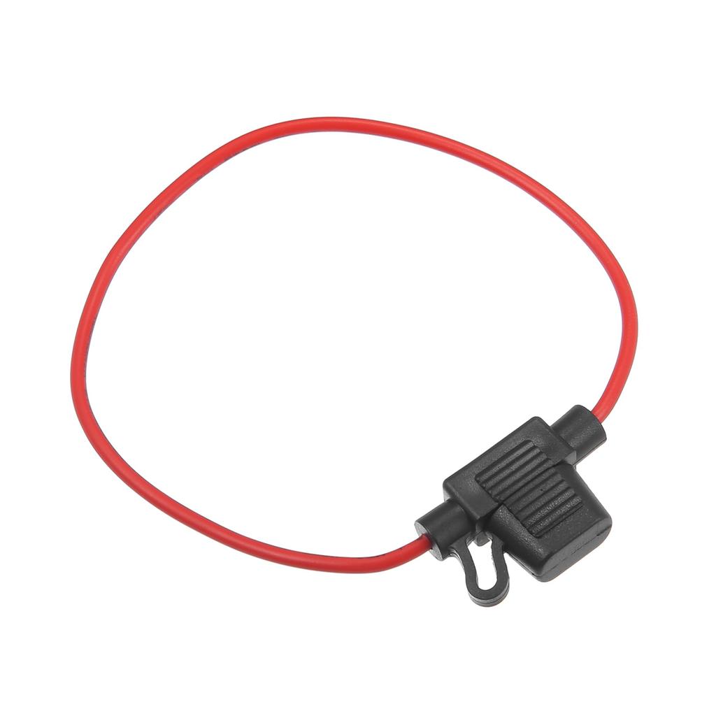 X AUTOHAUX Inline Fuse Holder Car Inline ATC Style with 5A Fuse Set of 3 DC 16 Gauge