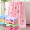 Quick Drying, Cartoon Print Pet Bathing Towel, Ideal For Drying Cats, Dogs, Pet Grooming