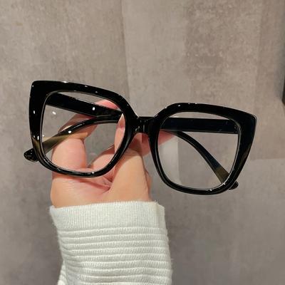 Literarischer Klassiker Mode Damen Einfarbig Dekorative Brille Klassisches Design Bequemes Tragen für Berufstätige
