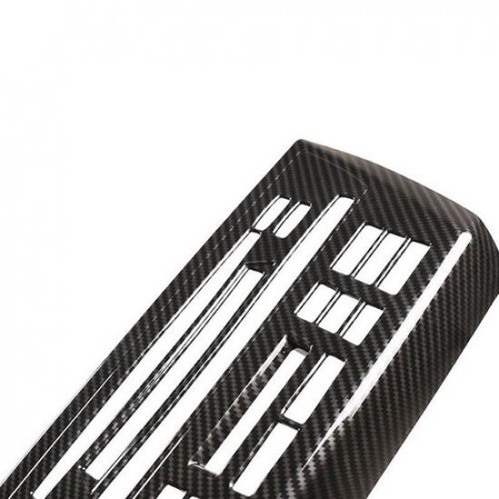 Carbon Center Console Volume Button CD Panel Frame Trim For BMW X3 E83 2006-2010
