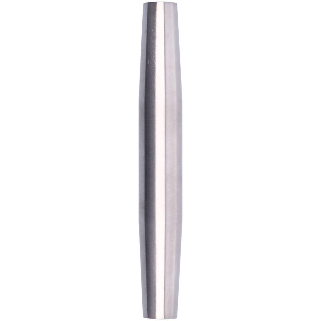 Stainless Steel Tapered Sanding Rolling Pin NoStick Flour Dumpling Dough Roller Baking Tool(23cm )