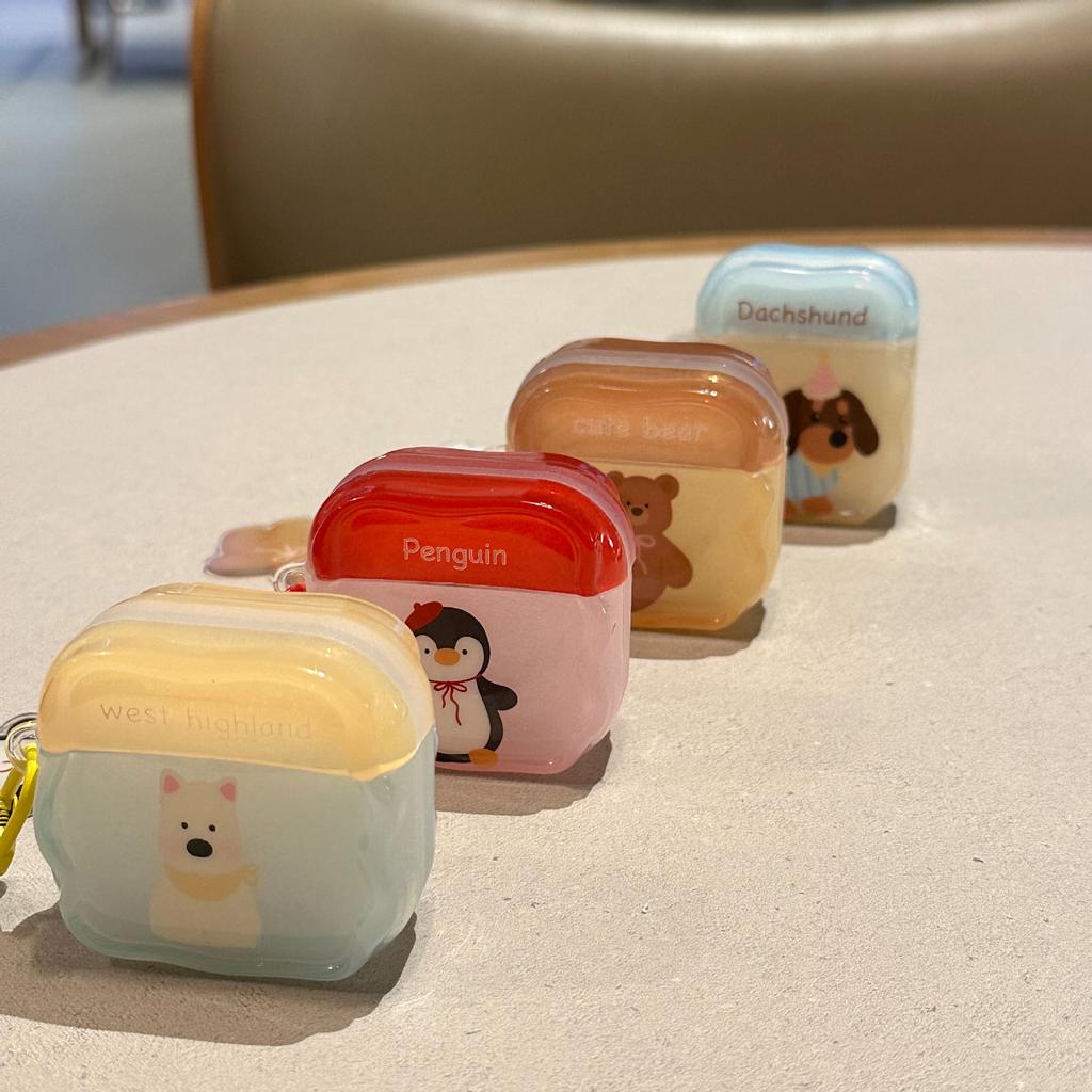 Cartoon Jellycat Animal Suitable for AirPods Pro1 Silicone Protective Cover 1 Generation Earphone Cover 1/1 Generation Cute