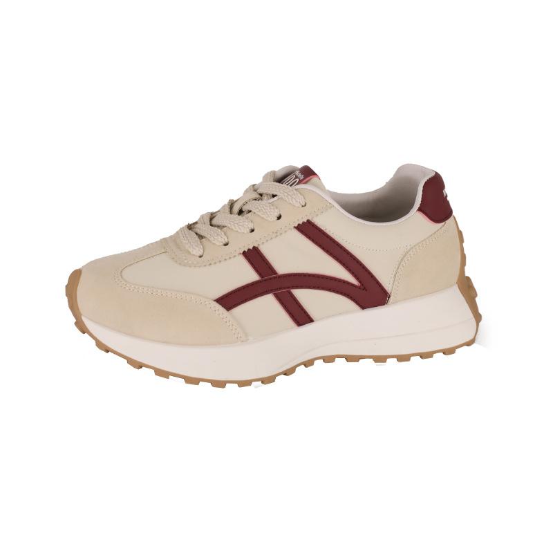 

Ретро цветовая гамма платформа немецкие тренировочные туфли 2025 новые небольшой подъем удобные легкие универсальные повседневные спортивные туфли 40