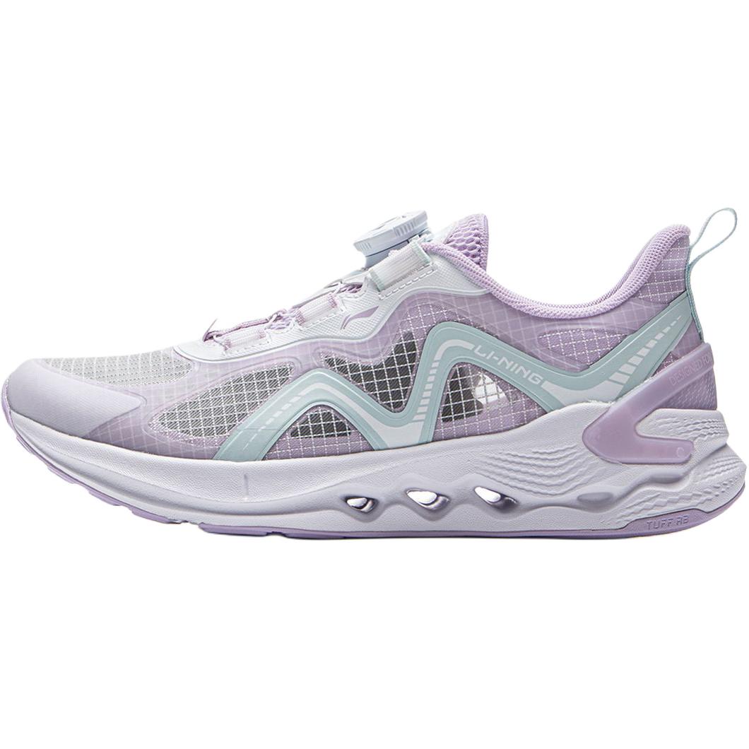 

Li Ning Детские беговые сетчатые универсальные удобные нескользящие износостойкие кроссовки с низким верхом Детские кроссовки Фиолетовый YKFV040-4 32