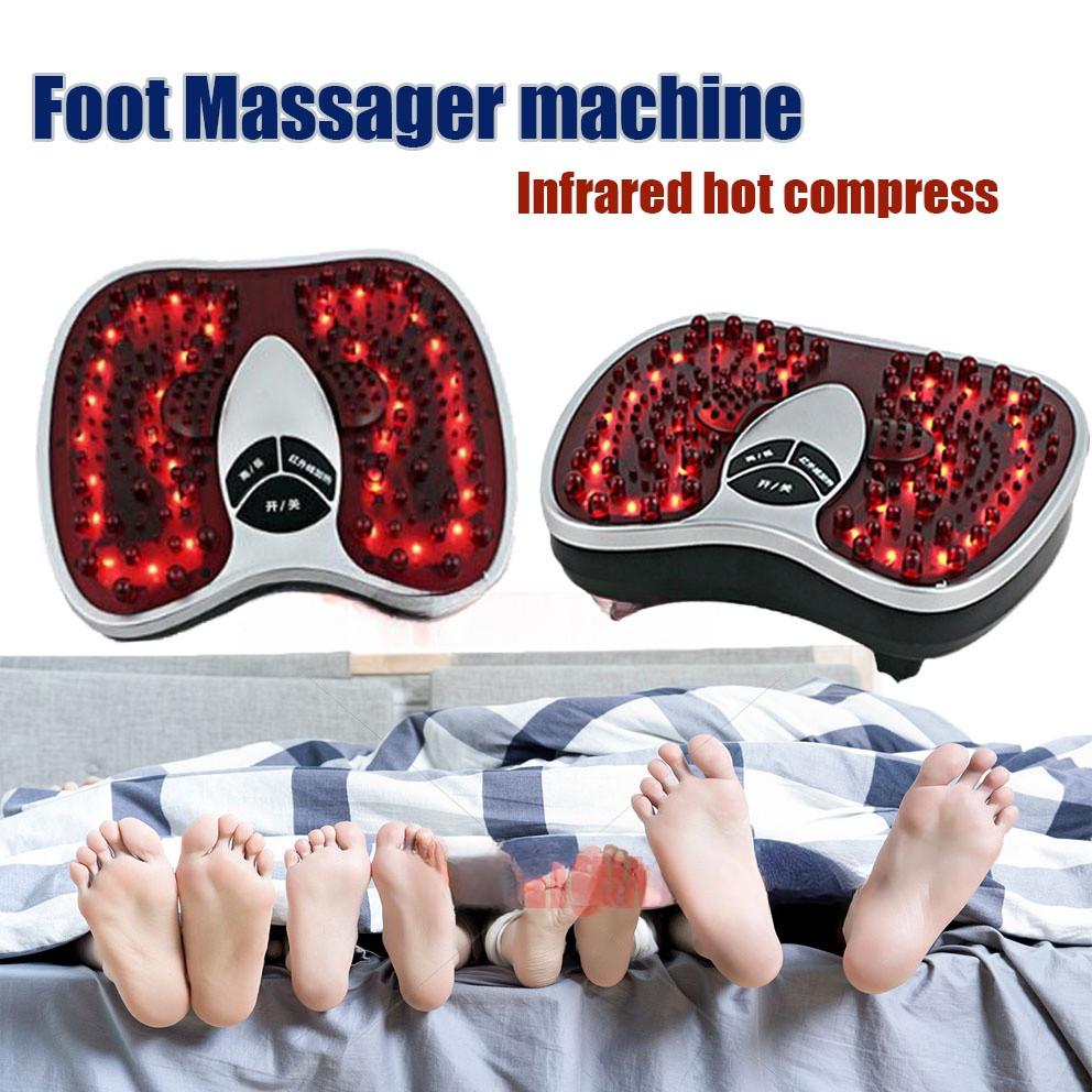 Household Foot Massager Infrared Heating Foot Vibration Massage Machine Foot Acupoint Hot Compress Therapy Instrument