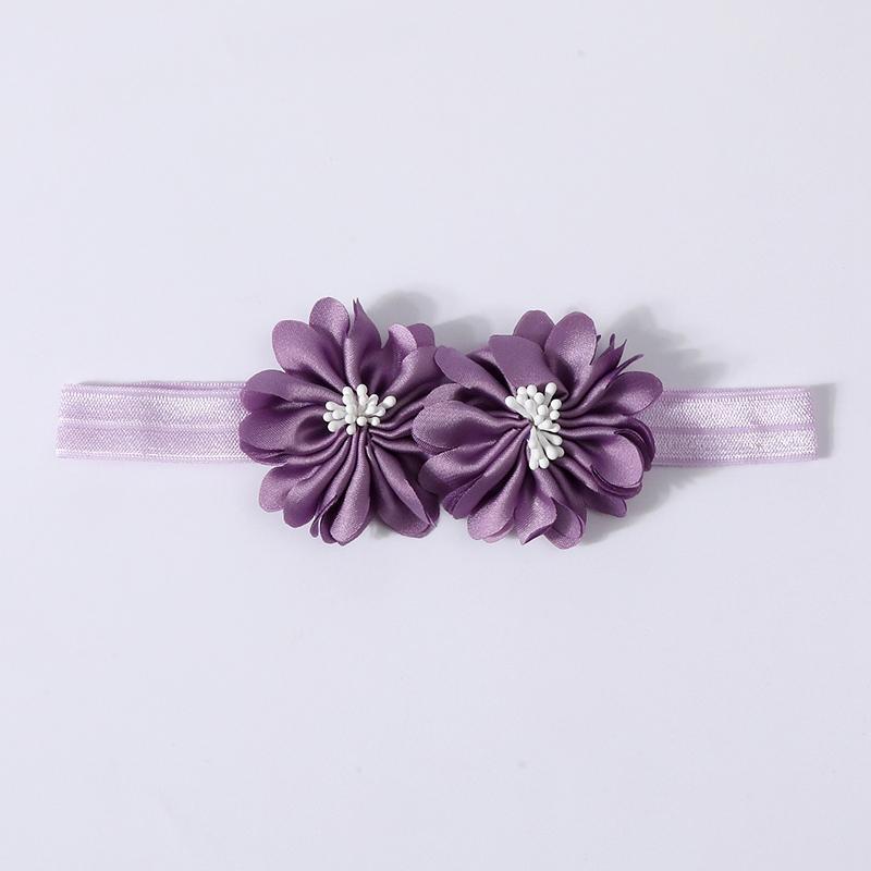 

Повязка на голову с цветком для малышек