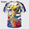 Nové Sailor Moon Anime 3D Tisk Dívčí Tričko s Krátkým Rukávem Ležérní O-výstřih Anime Sailor Moon Dětské Unisex Trička s Krátkým Rukávem