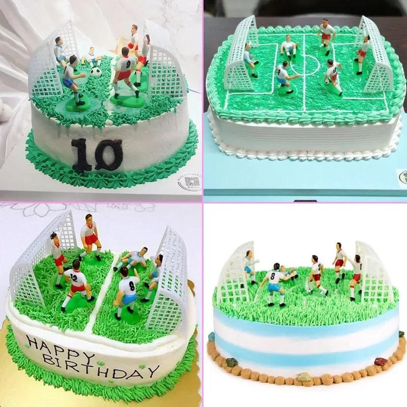 9 Stück/Set Fußball Basketball Kinder Cupcake Dekoration Kuchen Topper Alles Gute zum Geburtstag Baby Kinder Party Dekoration Partyzubehör