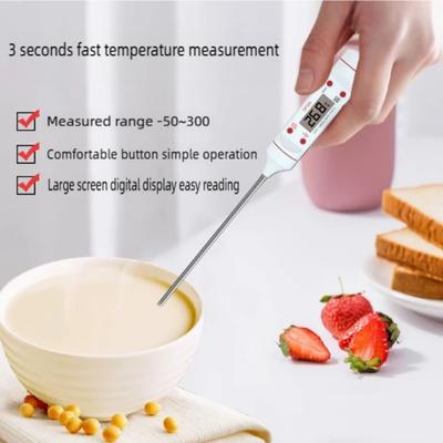 Food Thermometer Electronic Probe Milk Barbecue Hygrometer Kitchen Food Baked Meat Thermometer Temperature Measurement Tool