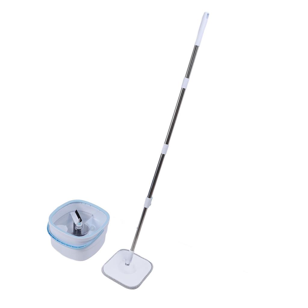Spin Mop and Bucket Set with Self Separation Dirty and Clean Water System 360 Degree Rotating Self