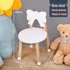 Korean Solid Wood Adjustable Peanut-Shaped Children's Table