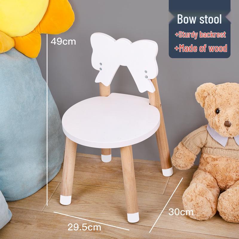 Korean Solid Wood Adjustable Peanut-Shaped Children s Table
