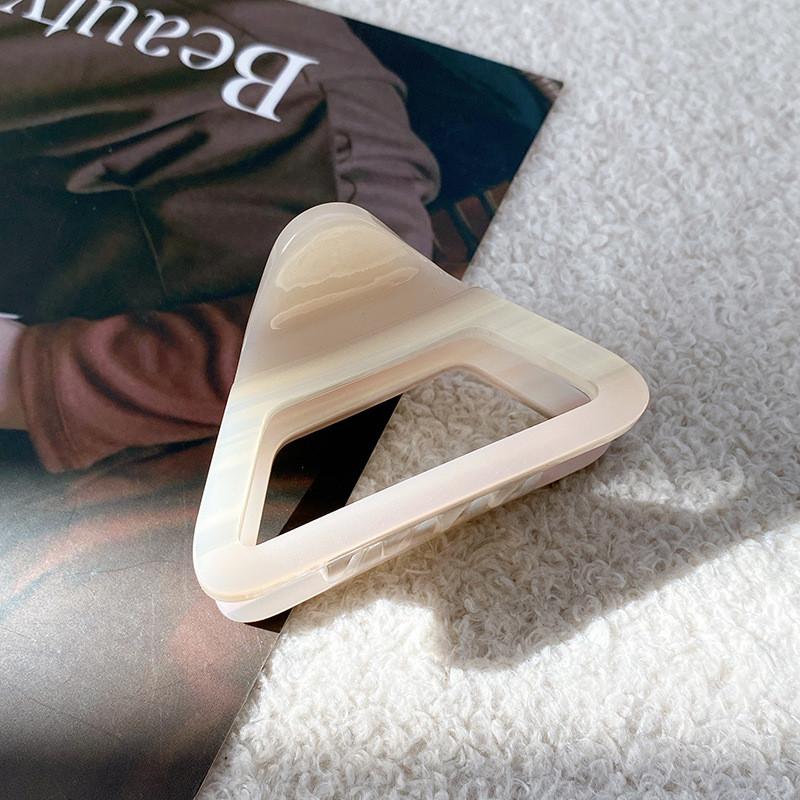 High-quality Acetate Triangle Hair Clutch Clip In Blue Pink For Stylish Updos And Ponytails