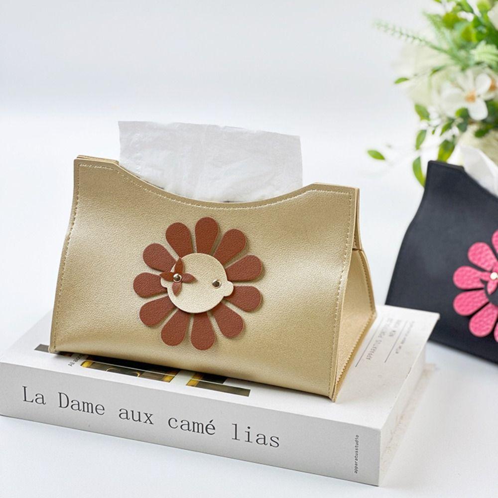 Elegant Tissue Box Creative Napkin Storage Box Desktop Decoration Paper Box  Car