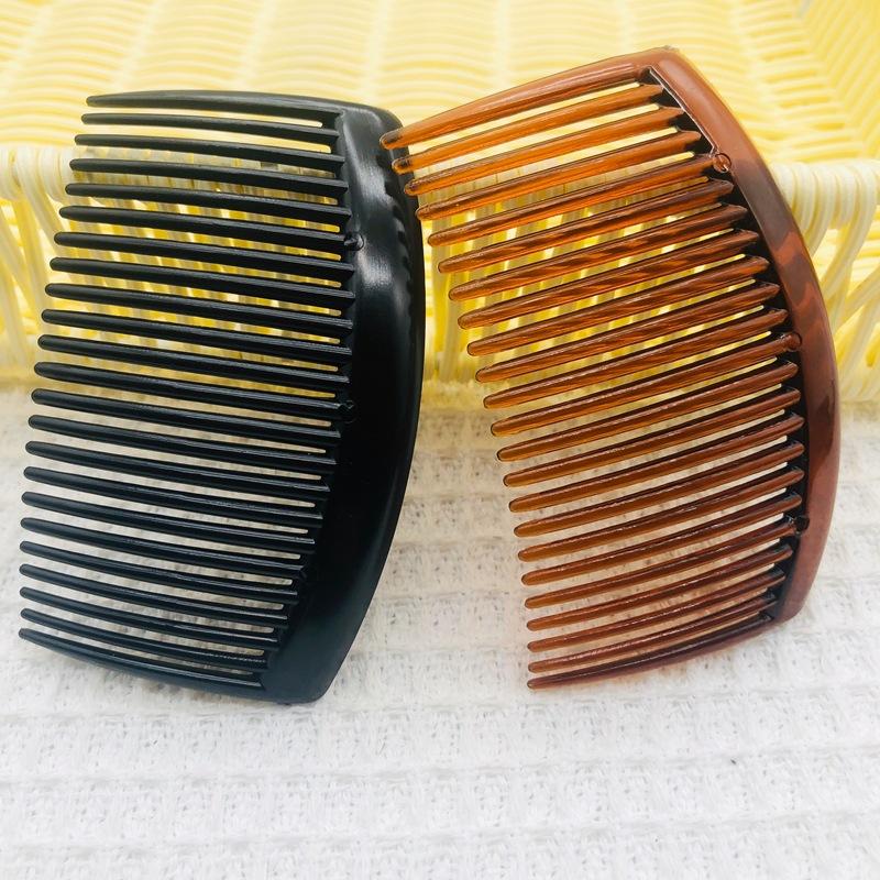 1/3Pcs Simple 23 Teeth Hair Comb French Hair Side Comb Non Slip Hair Comb Hair Styling Accessories For Women Girls