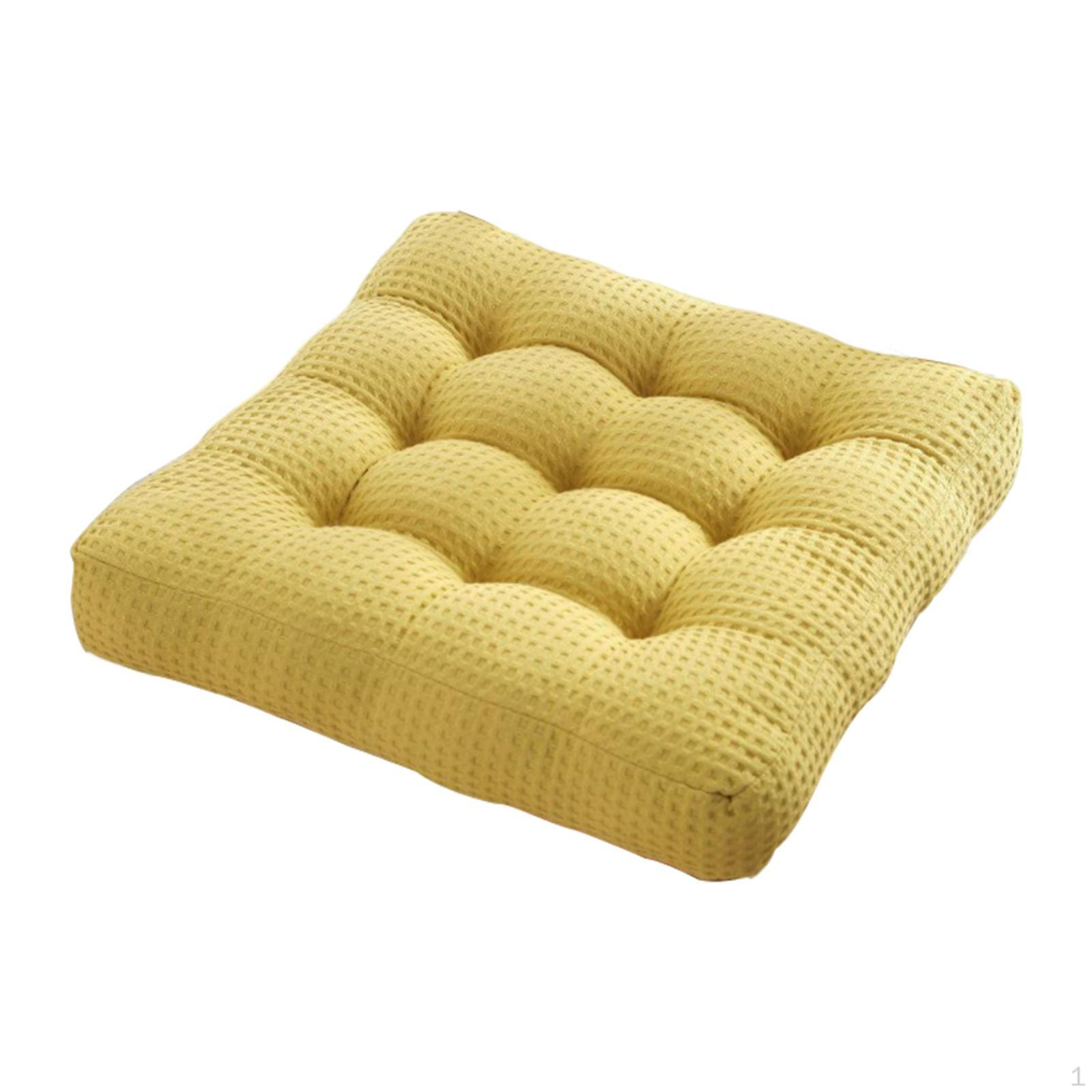 

Подушка для медитации на пол, квадратная подушка для сидения взрослых, стеганая вафельная подушка-татами