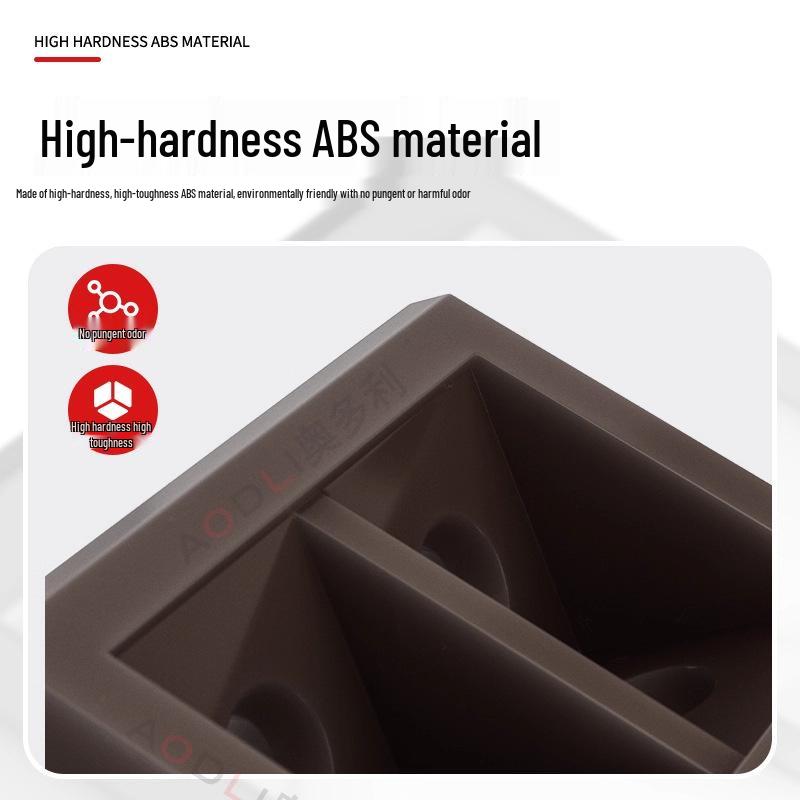 Thickened Nylon 90° Right Angle Bracket for Furniture, Wardrobe, Kitchen Cabinet, and Shelf Support