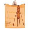 Marcus The Worm Meme Blanket Fleece Decoration Robert Help Me Breathable Lightweight Thin Throw Blankets for Sofa Bedspread